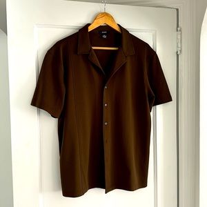 Alfani men's short sleeve button down